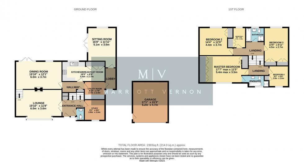 Floorplan for Beech Way, South Croydon