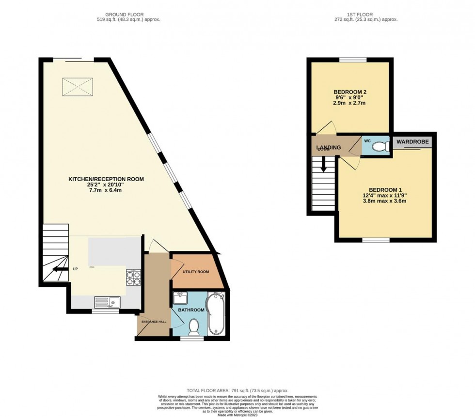 Floorplan for Birdhurst Road, South Croydon