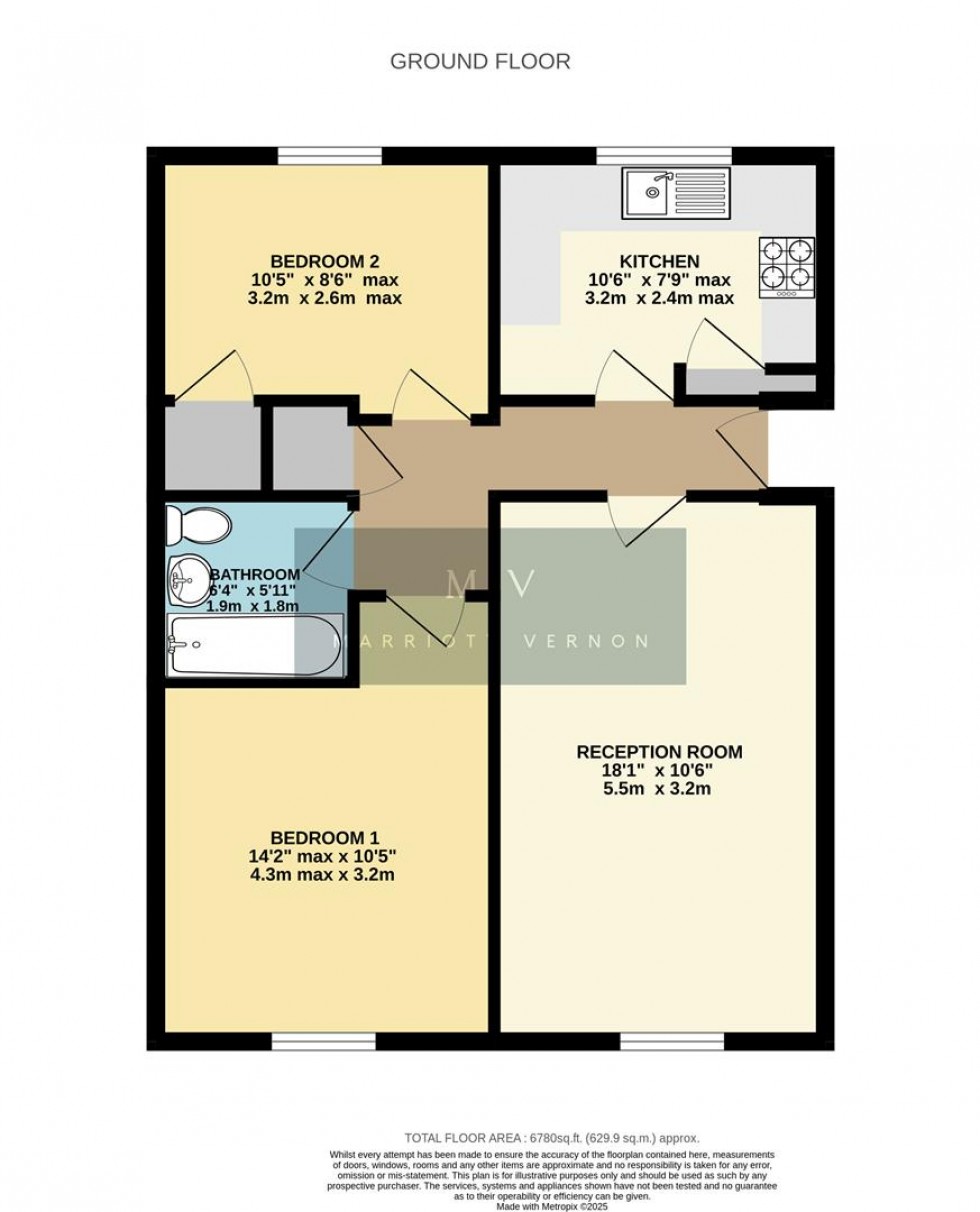 Floorplan for Hillside Road, Whyteleafe