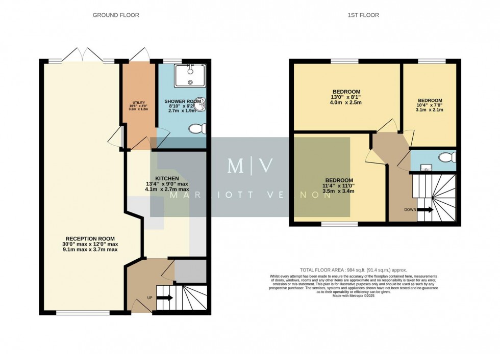 Floorplan for Westminster Avenue, Thornton Heath