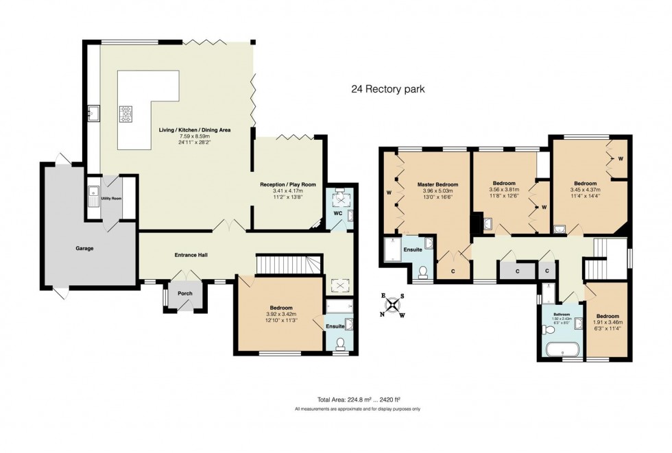Floorplan for Rectory Park, South Croydon
