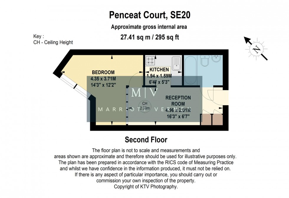 Floorplan for Bourdon Road, London