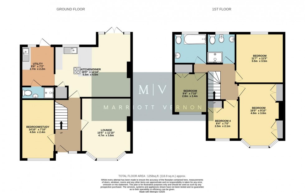 Floorplan for Purley Bury Avenue, Purley