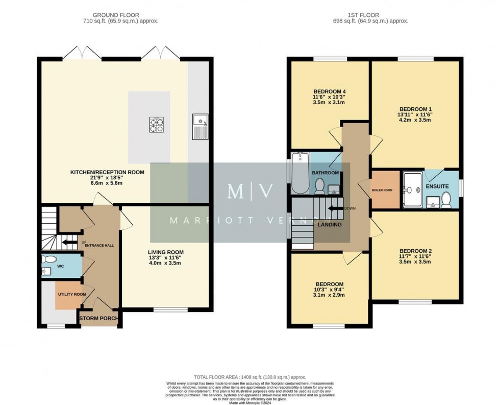 Floorplan for Harewood Road, South Croydon