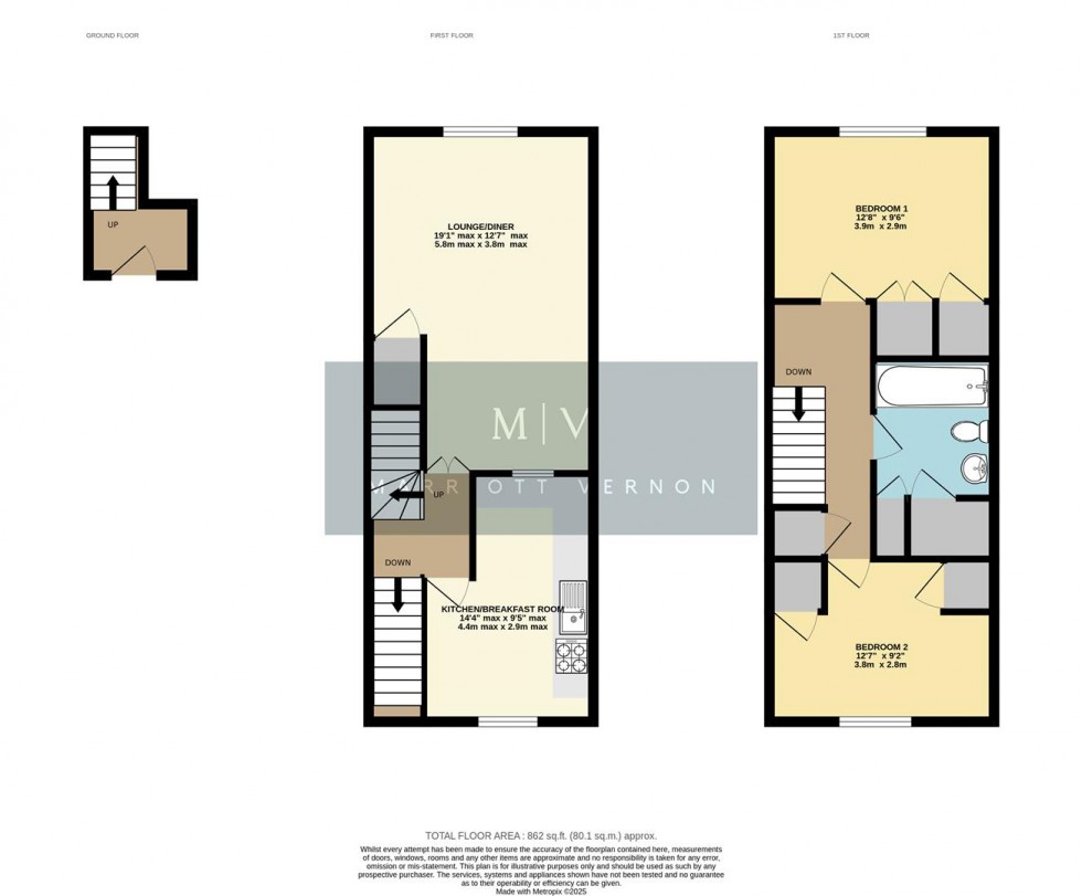 Floorplan for Engadine Close, Croydon