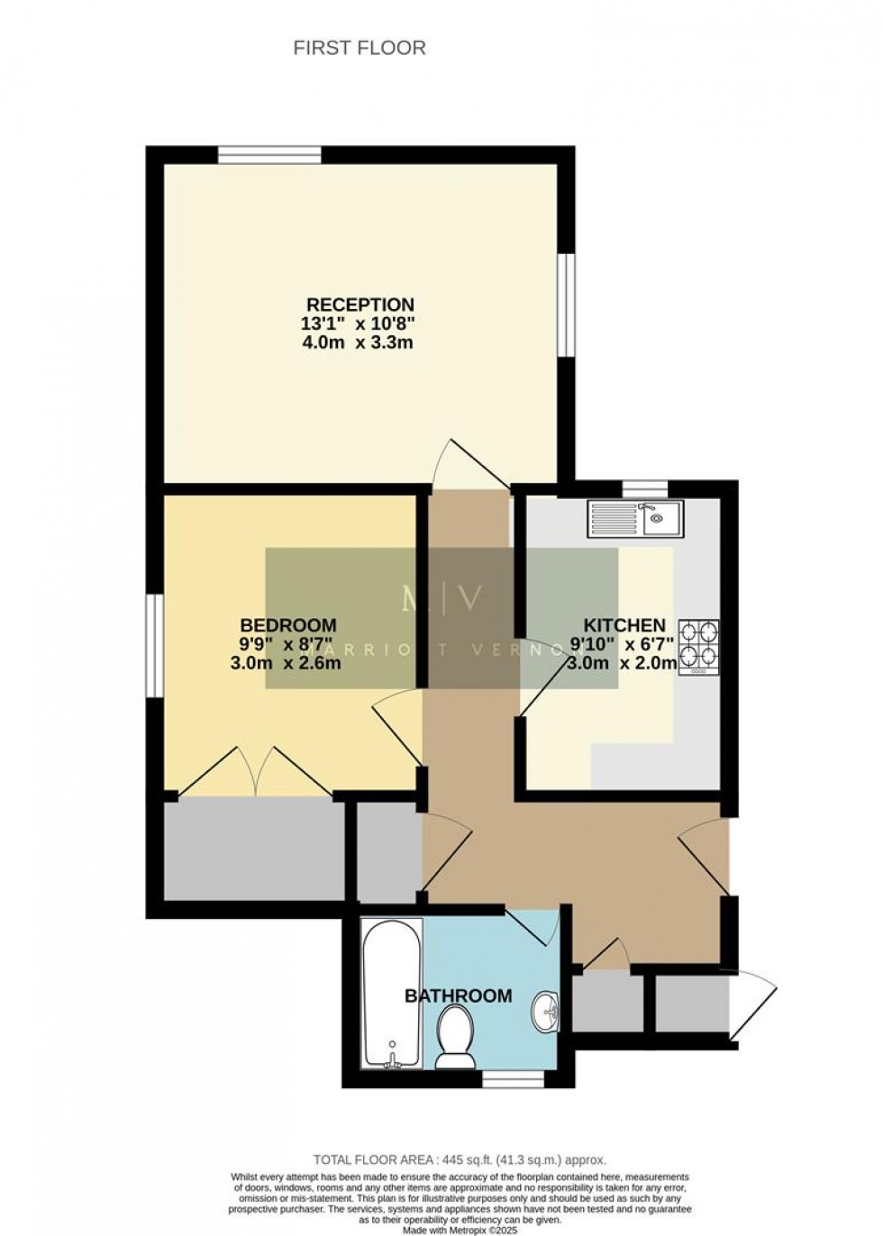 Floorplan for Saxon Lodge, 1A Tavistock Road, Croydon