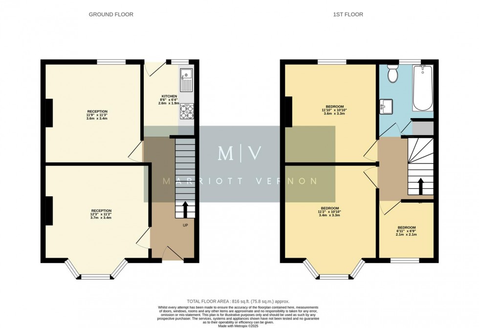 Floorplan for Sutherland Road, Croydon
