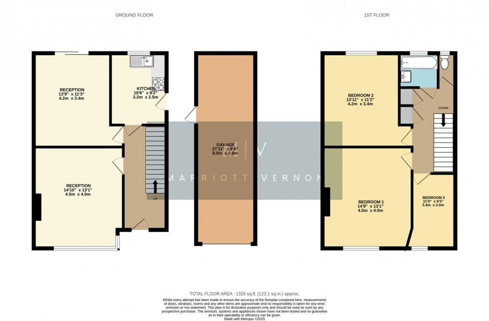 Floorplan for Crest Road, South Croydon