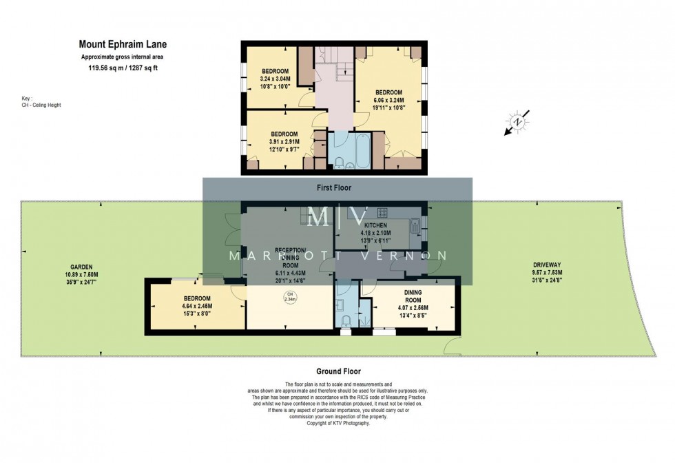 Floorplan for Mount Ephraim Lane, London