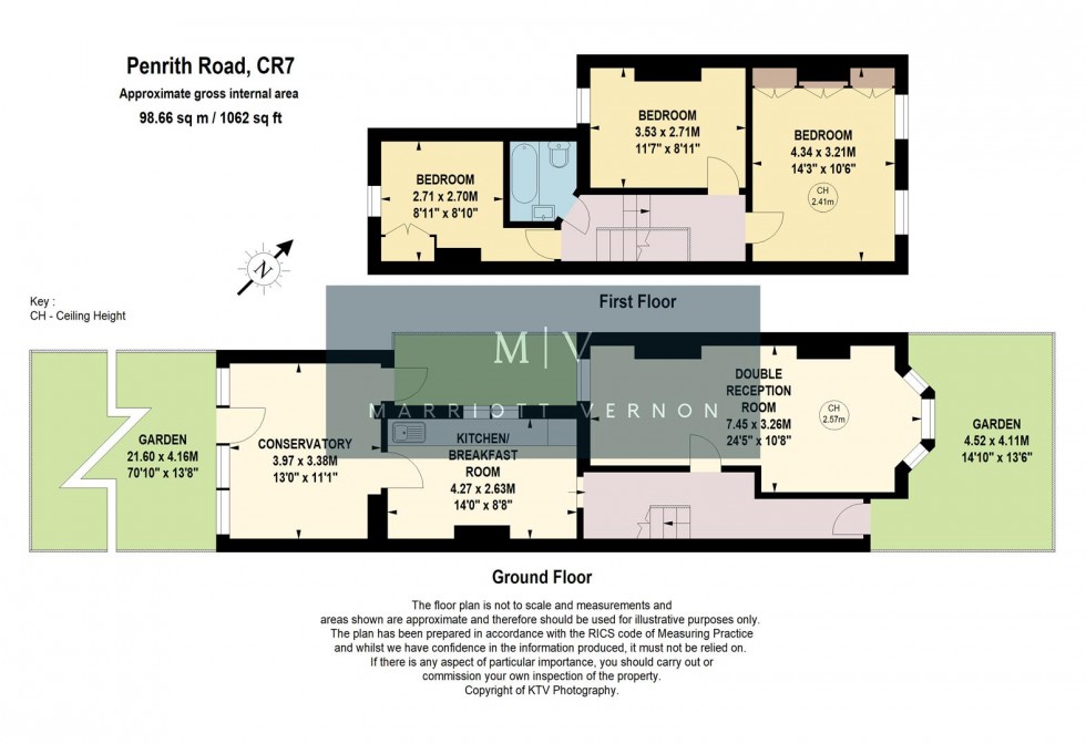 Floorplan for Penrith Road, Thornton Heath