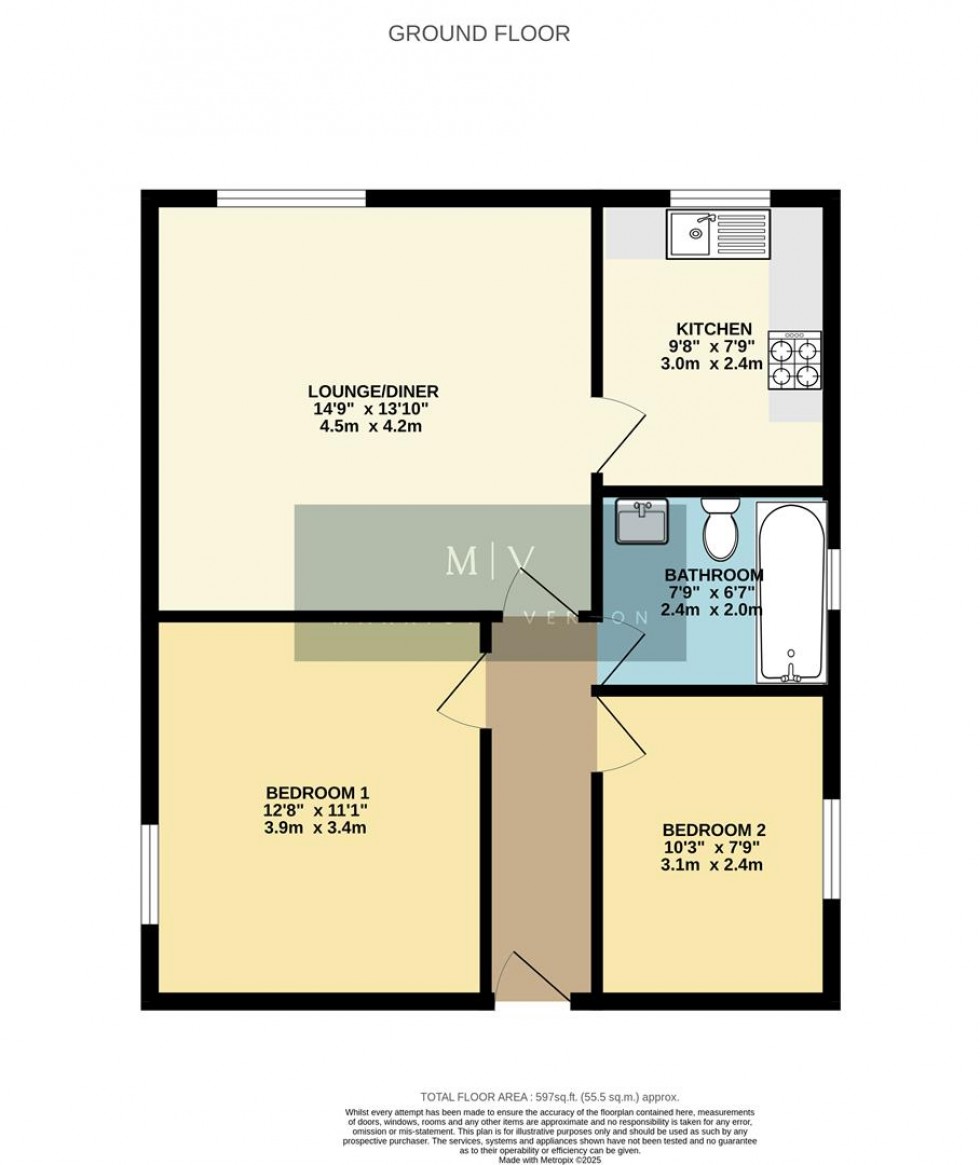 Floorplan for Birdhurst Road, South Croydon
