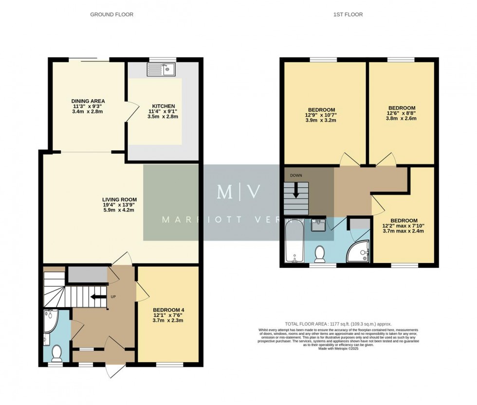 Floorplan for Croydon Road, Beddington