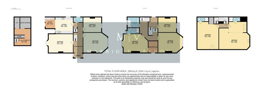 Floorplan for Coombe Road, Croydon