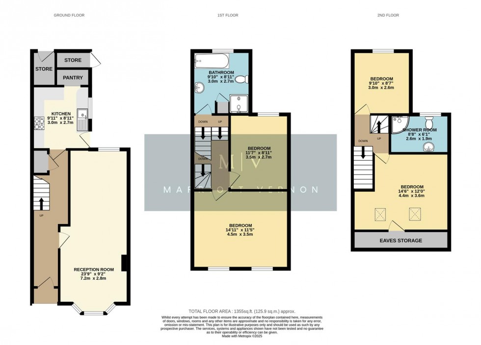 Floorplan for Chelsham Road, South Croydon