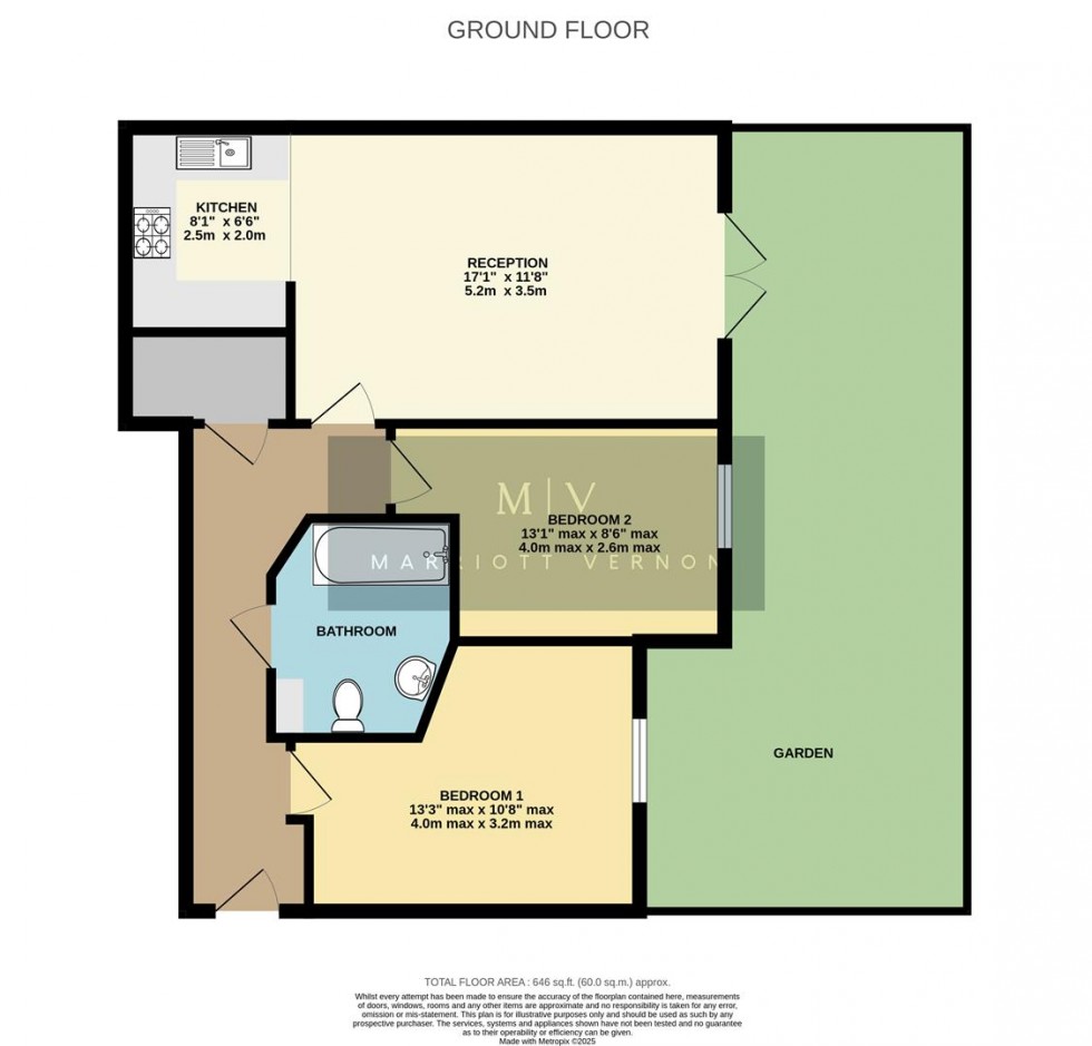 Floorplan for Normanton Road, South Croydon