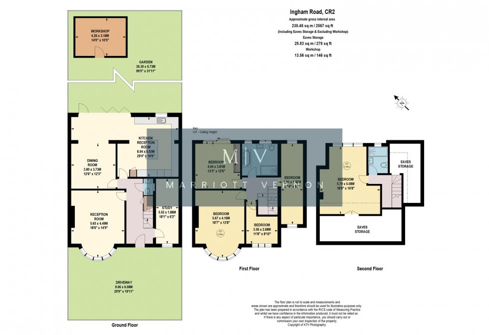 Floorplan for Ingham Road, South Croydon