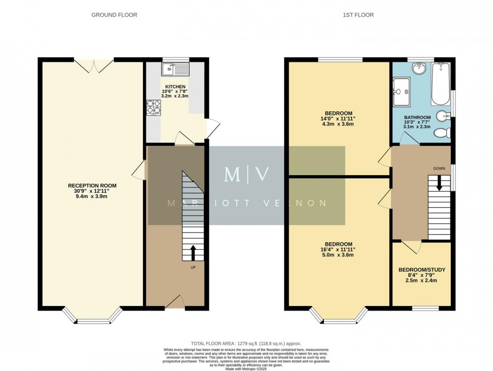 Floorplan for Crest Road, South Croydon