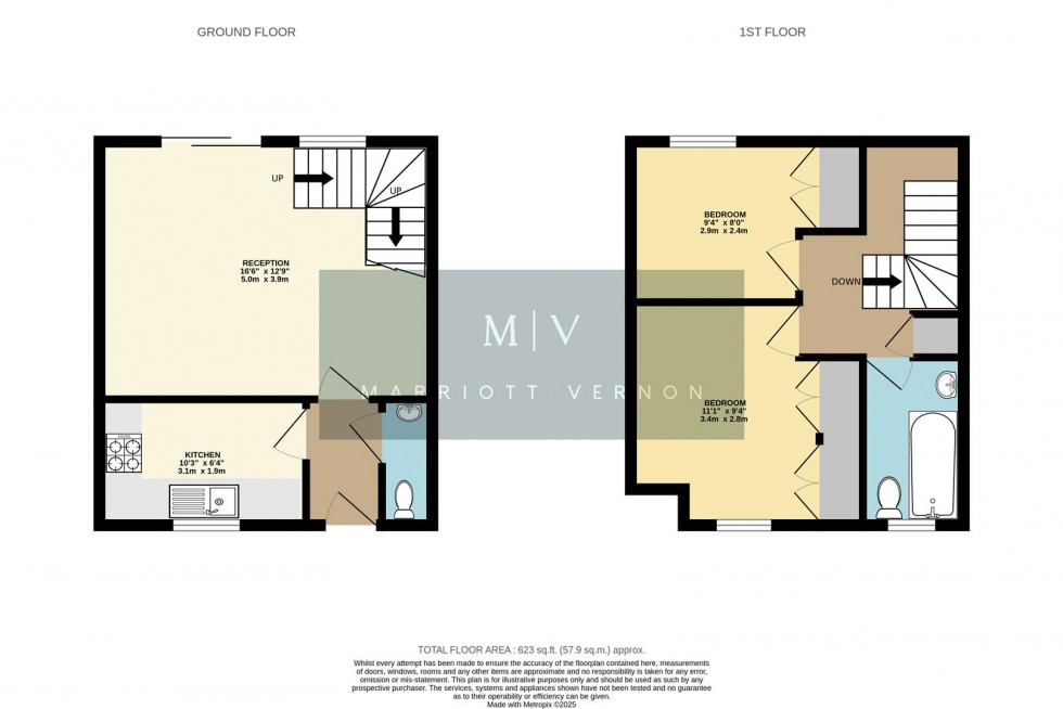 Floorplan for Hazel Close, Croydon