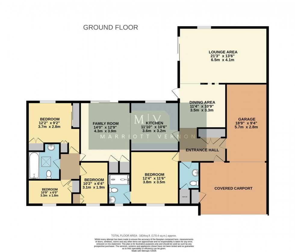 Floorplan for Waldegrove, Park Hill, Croydon