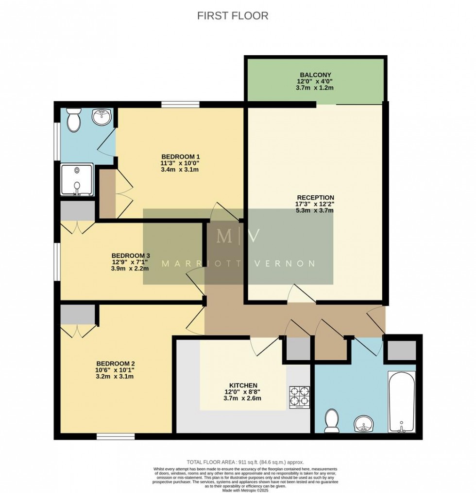 Floorplan for Campion Close, Croydon