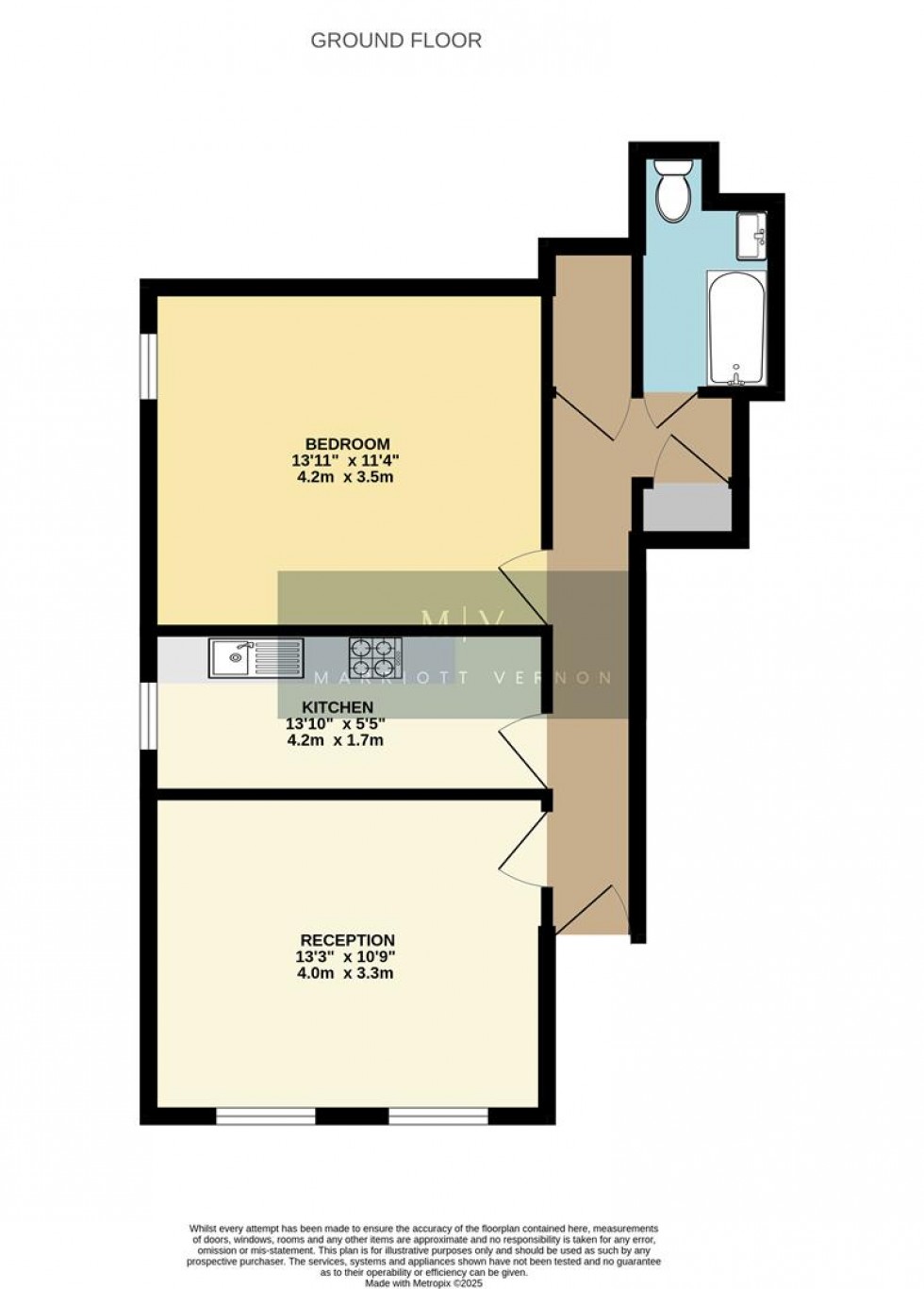 Floorplan for Woodside Road, Sutton