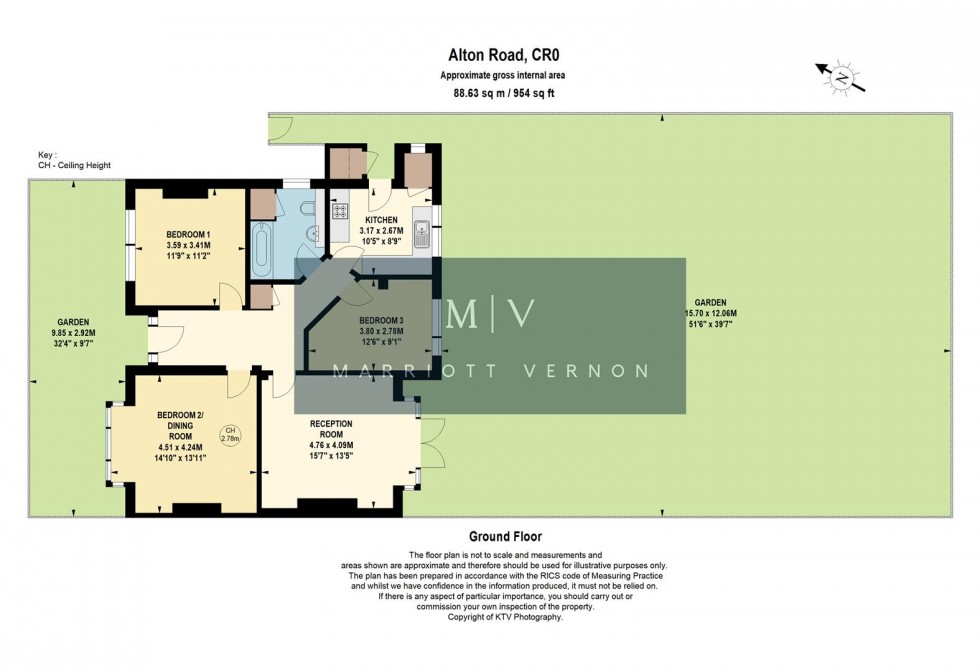 Floorplan for Alton Road, Croydon