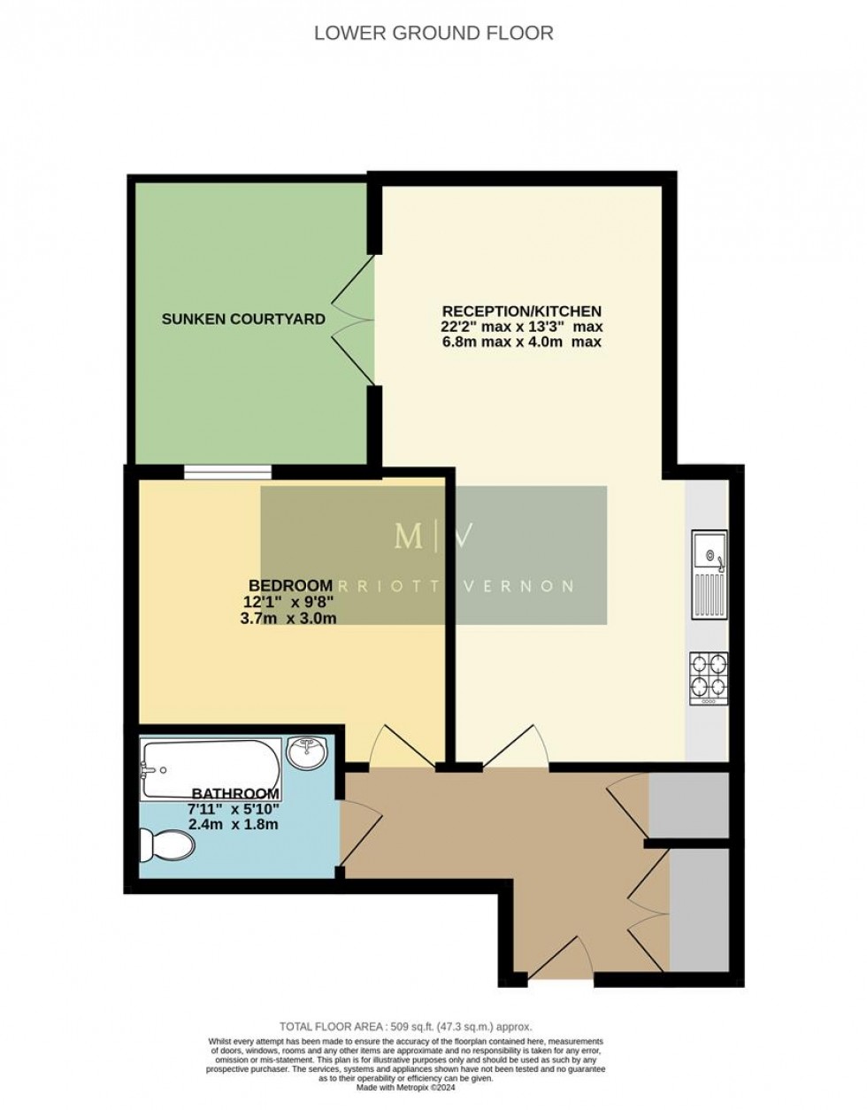 Floorplan for Purley Rise, Purley