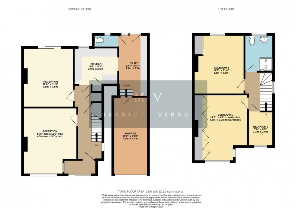 Floorplan for Rawlins Close, South Croydon