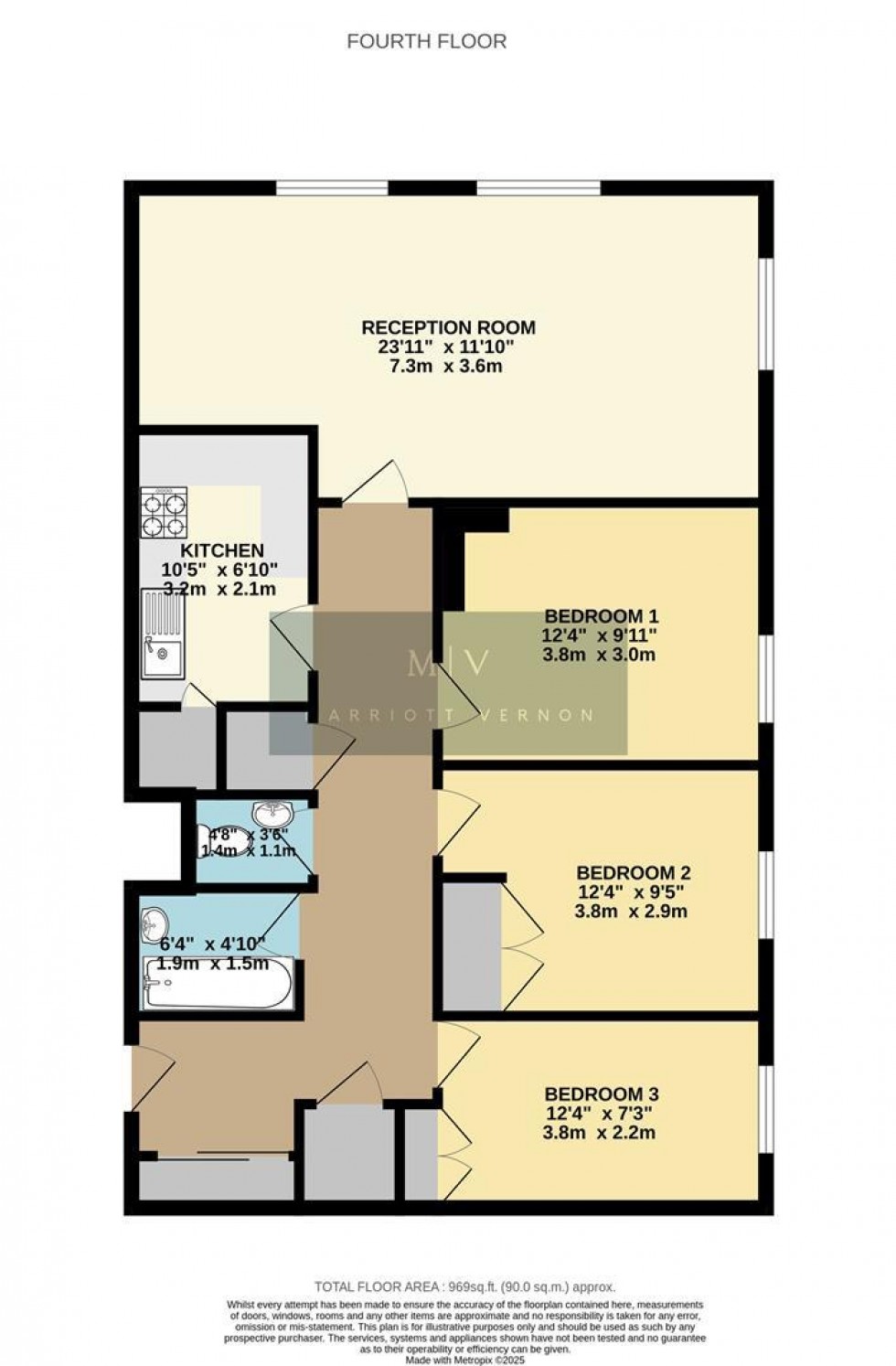Floorplan for Turnpike Link, Croydon