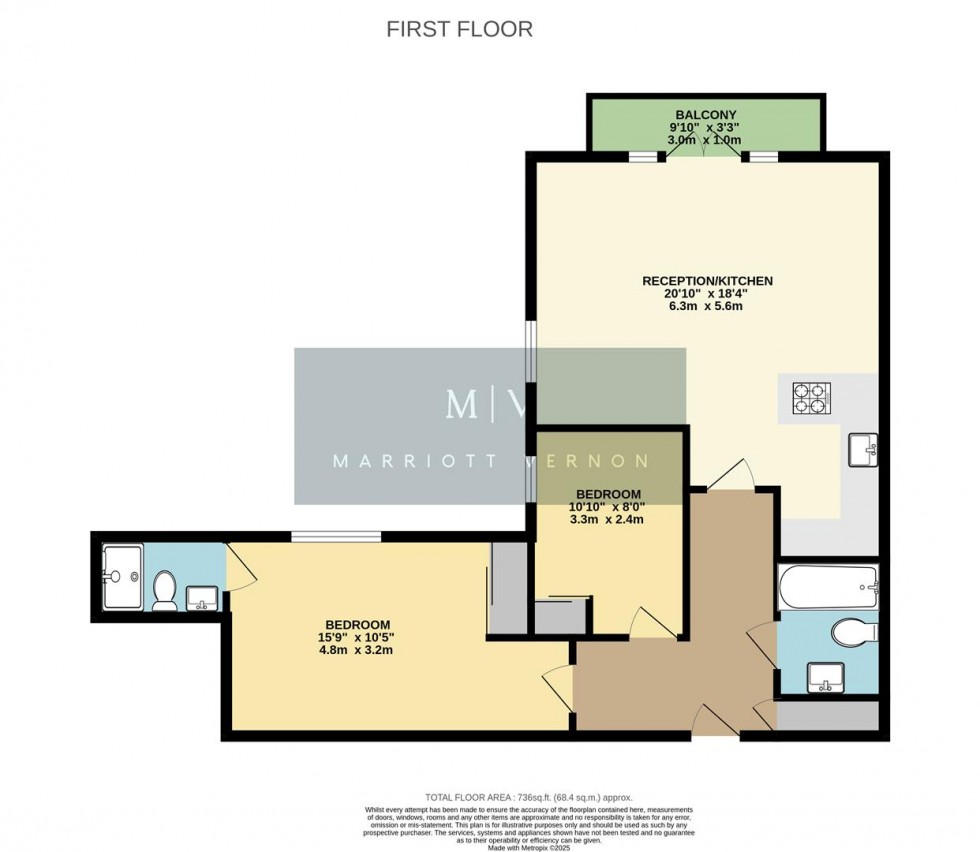 Floorplan for Normanton Road, South Croydon