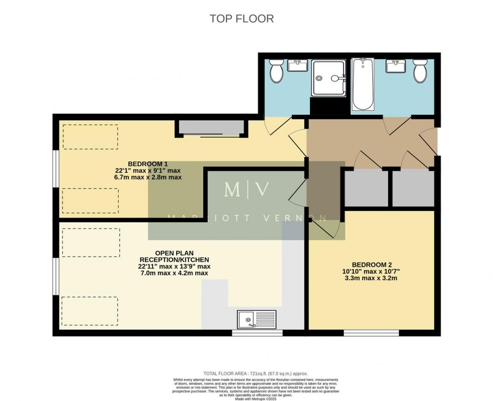 Floorplan for Normanton Road, South Croydon