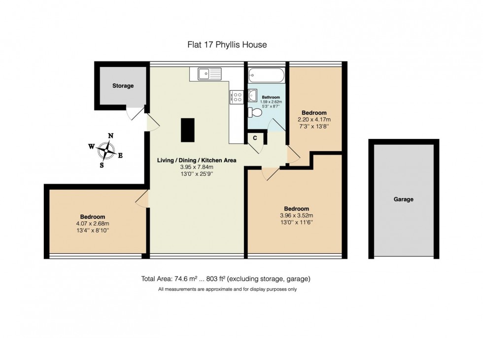 Floorplan for Ashley Lane, Croydon