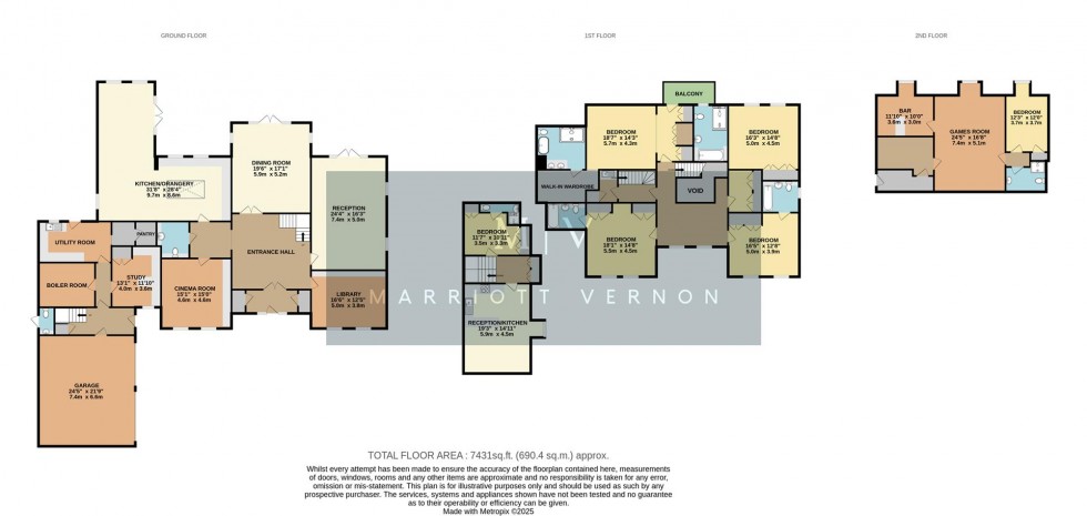 Floorplan for Tandridge Road, Warlingham