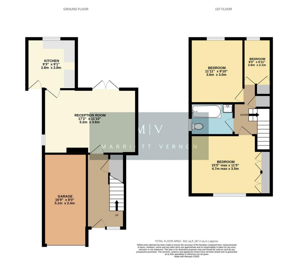 Floorplan for Grange Park Road, Thornton Heath