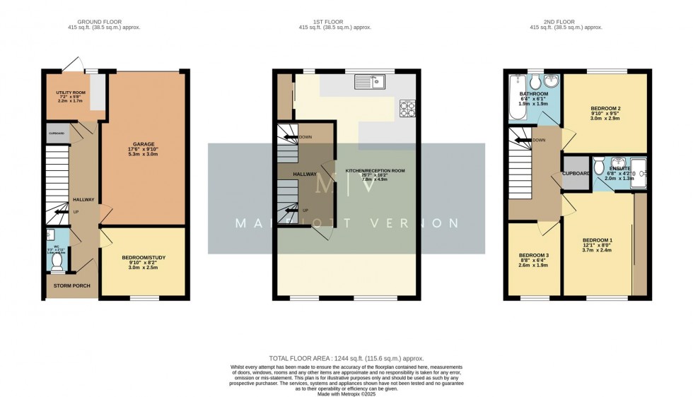 Floorplan for Spindlewood Gardens, Croydon