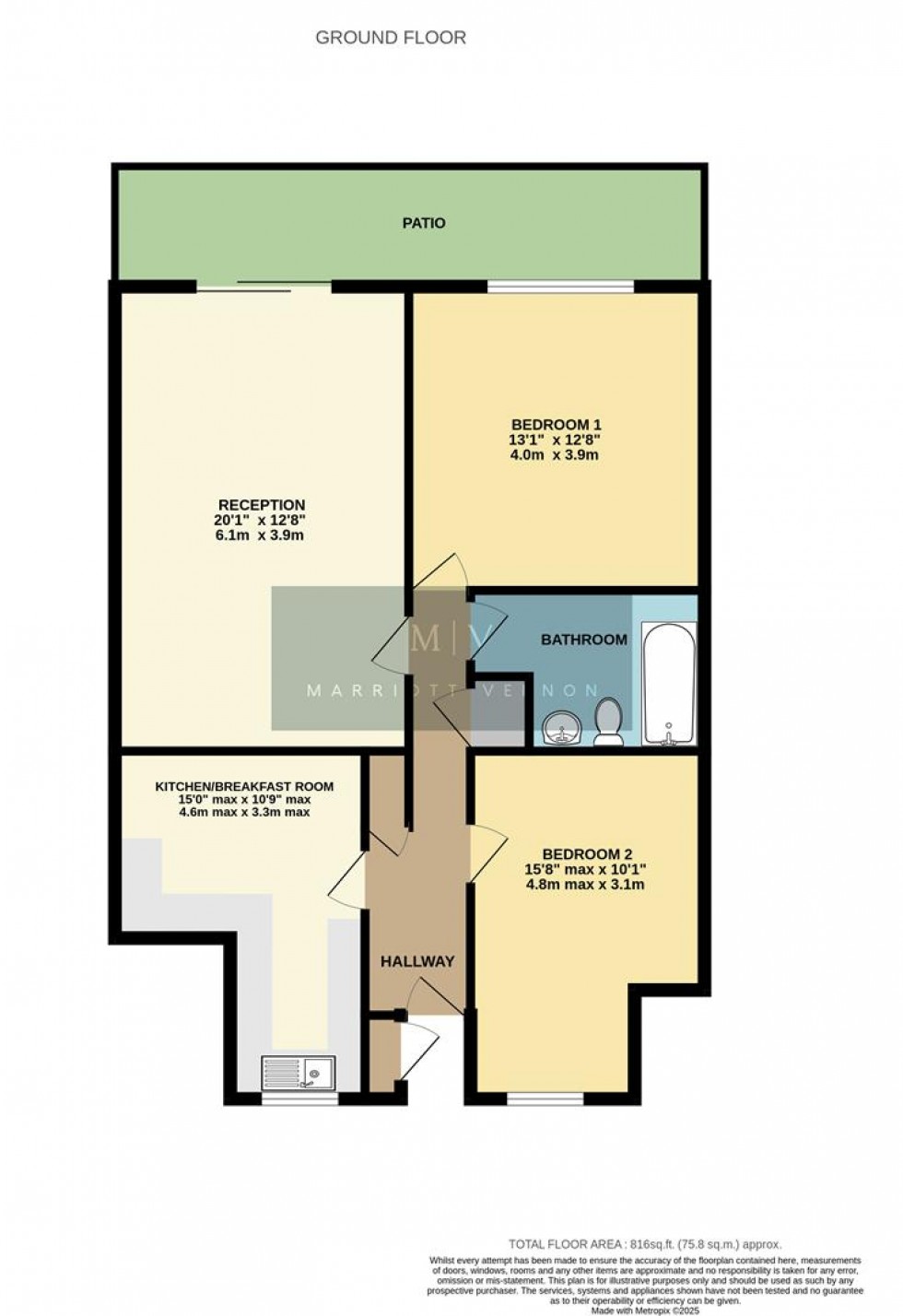Floorplan for Park Hill Rise, Croydon